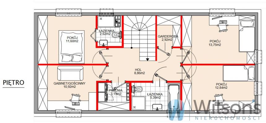 Halinów, 959 000 zł, 144.28 m2, z gazobetonu miniaturka 19