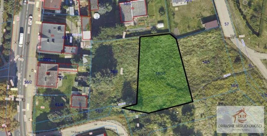 Drawsko Pomorskie, 156 000 zł, 9.61 ar, droga dojazdowa asfaltowa miniaturka 8