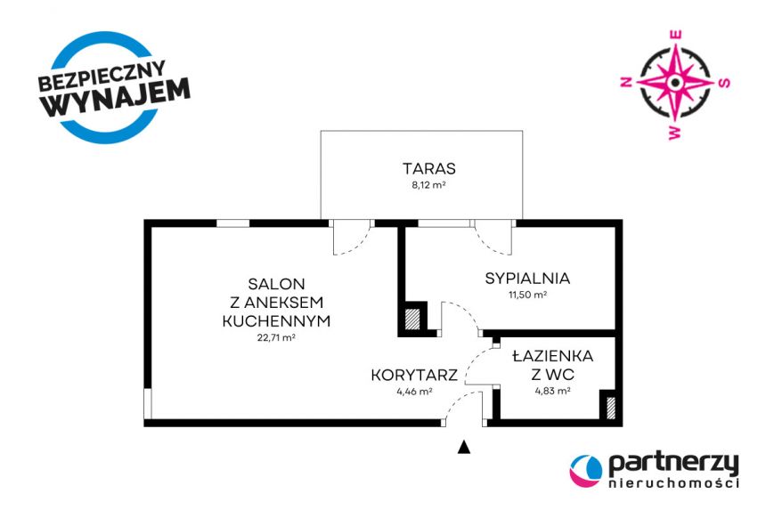 Gdańsk Matemblewo, 4 200 zł, 43.52 m2, z parkingiem podziemnym miniaturka 20