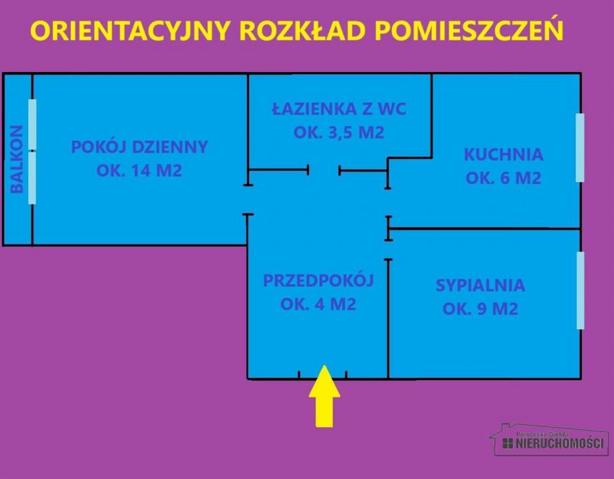2-pokojowe z balkonem, na pierwszym piętrze. miniaturka 12