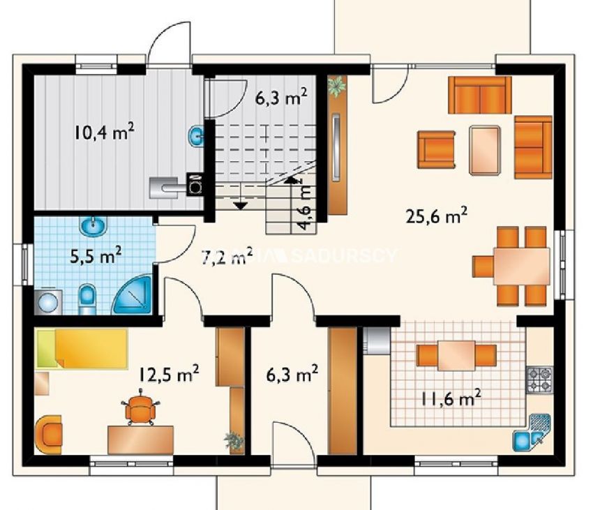 Szczepanowice, 645 000 zł, 136 m2, do wykończenia miniaturka 4