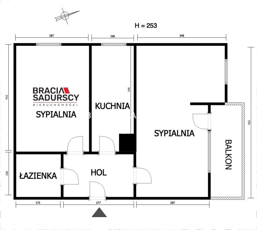 2-pok. z balkonem, 9. piętro, Mistrzejowice! miniaturka 4