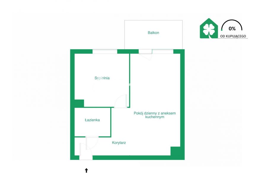 Gdańsk Śródmieście, 890 000 zł, 45.1 m2, z balkonem miniaturka 15