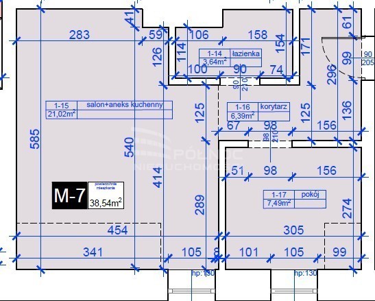 Zamość, 357 611 zł, 39.23 m2, z garażem miniaturka 11