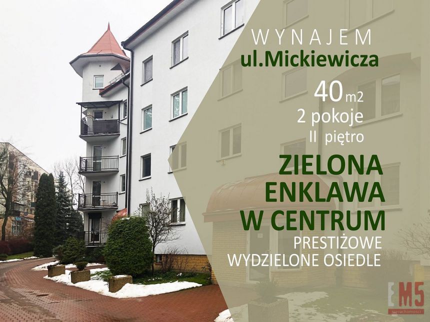Białystok Mickiewicza, 1 700 zł, 40 m2, pietro 2 - zdjęcie 1
