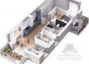 CENA PROMO! Mieszkanie 2 poziomy, 5 pok. 83m2 ogród/Wrocław Brochów Jagodno miniaturka 7