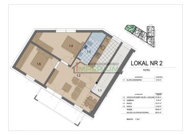 Nowy Sącz Gołąbkowice, 448 000 zł, 64.81 m2, pietro 1