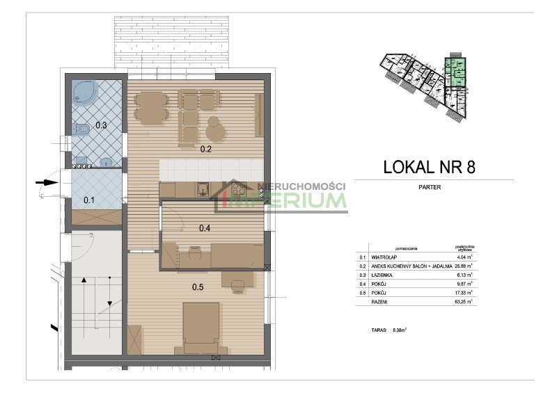 Nowy Sącz Gołąbkowice, 506 000 zł, 63.25 m2, 4 pokojowe - zdjęcie 1