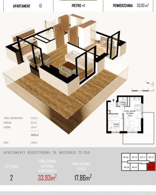 APARTAMENTY W NIECHORZU ( gm. REWAL) miniaturka 10