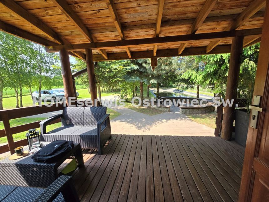 Dom z bali góralski Czerwona Góra działka 4600 m2 miniaturka 13