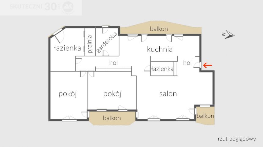 Mieszkanie - Koszalin Na Skarpie miniaturka 2