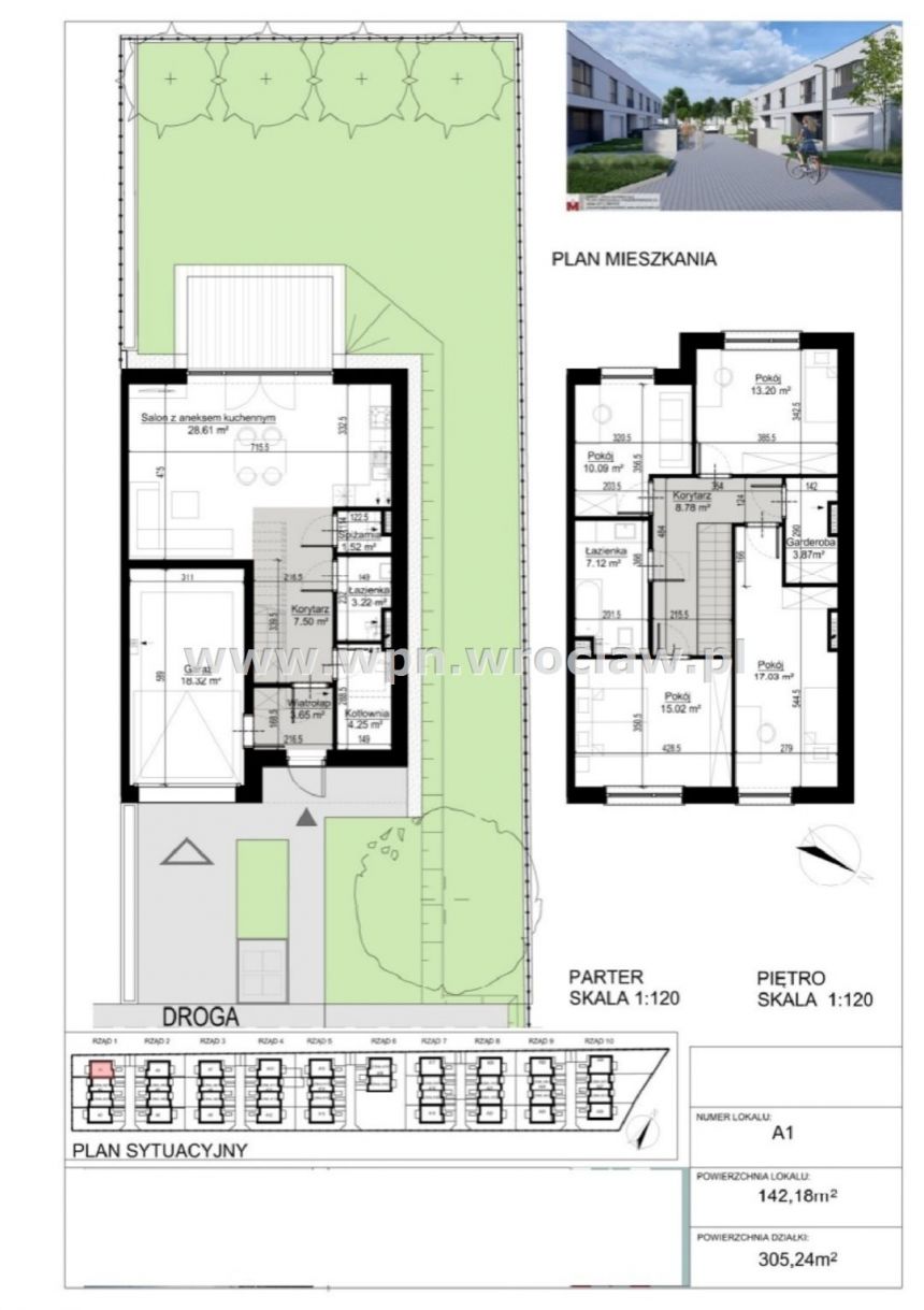 Skrajny szereg 142m wysoki standard cicha okolica miniaturka 3