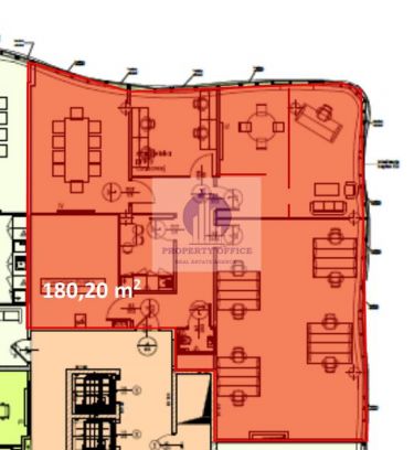 Mokotów: biuro 180,20 m2