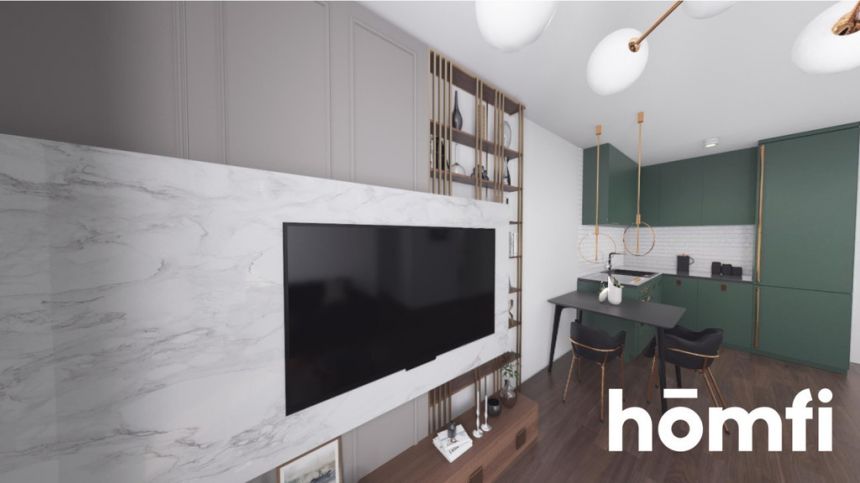 Strzelców / Słoneckiego 34m²: kawalerka / 2 pokoje miniaturka 3