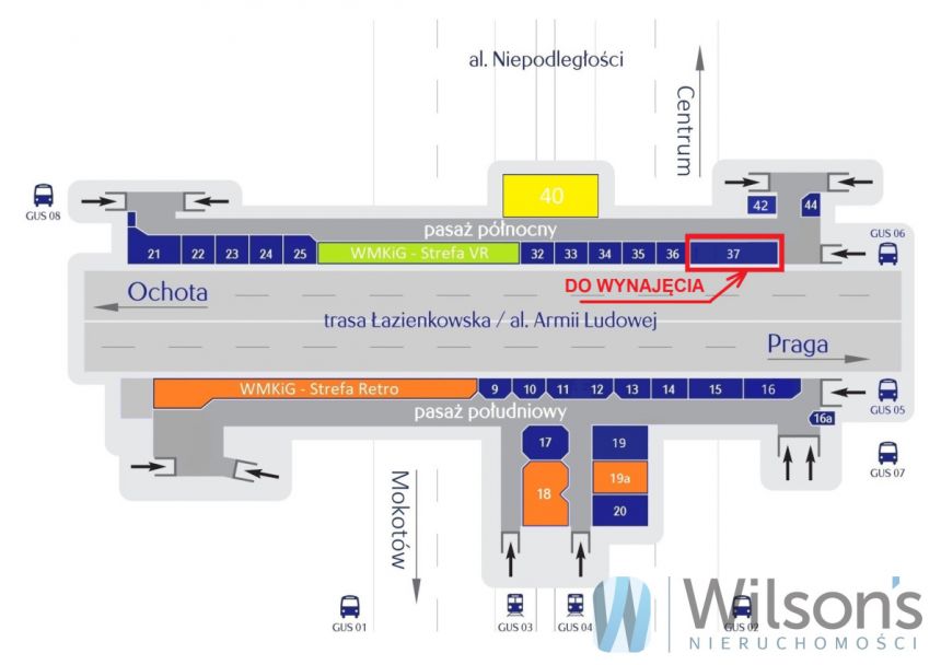 Warszawa Stary Mokotów, 3 230 zł, 47.5 m2, 2 pokoje miniaturka 2