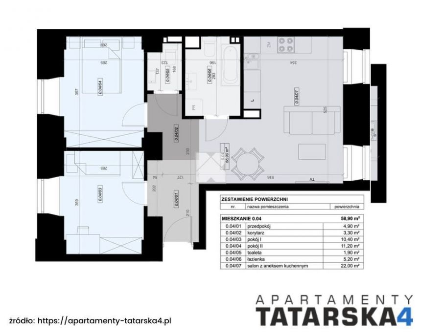 Tatarska wyjątkowy apartament do własnej aranżacji miniaturka 10