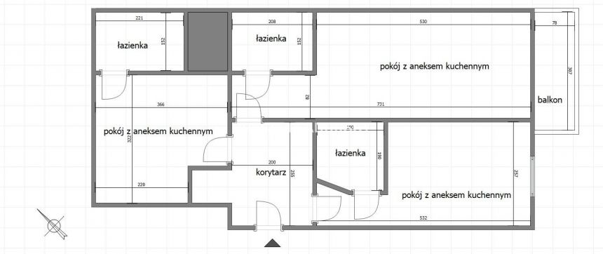 3 KAWALERKI W JEDNYM MIESZKANIU !!! miniaturka 6