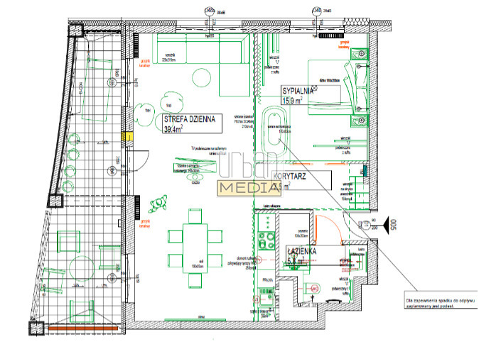 Apartament z tarasem przy Metro Płocka miniaturka 13