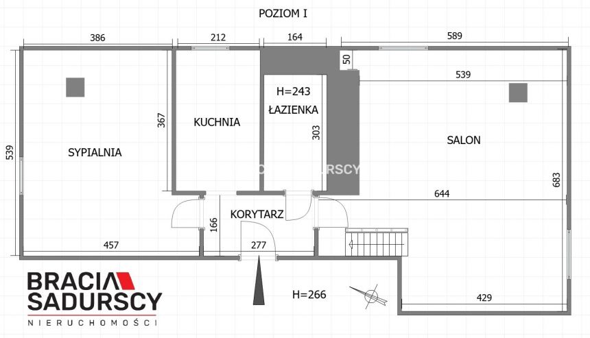 Kraków Czyżyny, 758 000 zł, 48.2 m2, pietro 5/5 miniaturka 3
