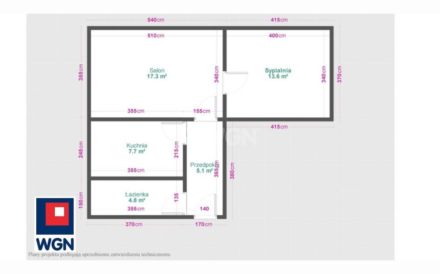 Gliwice, 277 500 zł, 52 m2, 3 pokojowe miniaturka 14