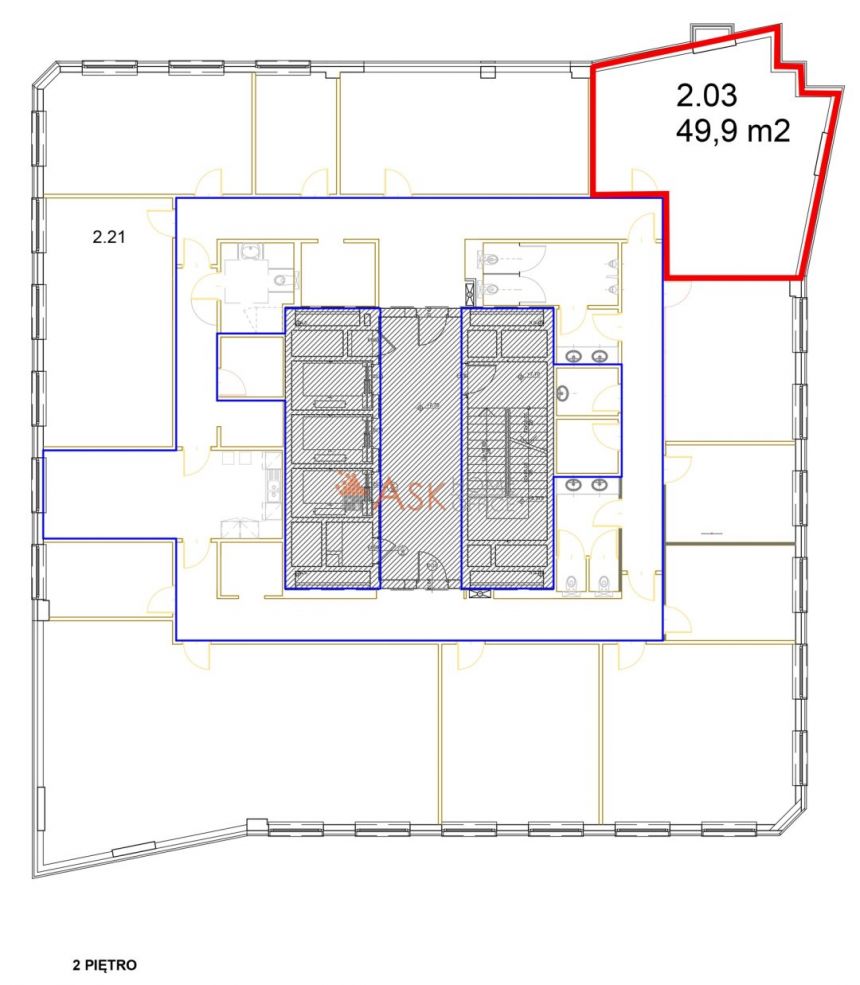 Wrocław Fabryczna, 3 000 zł, 50 m2, biurowy miniaturka 11
