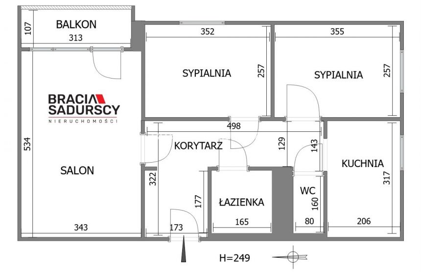 3 POKOJE -BLISKO TRAMWAJ BONARKA, BALKON WIDOKOWY miniaturka 34