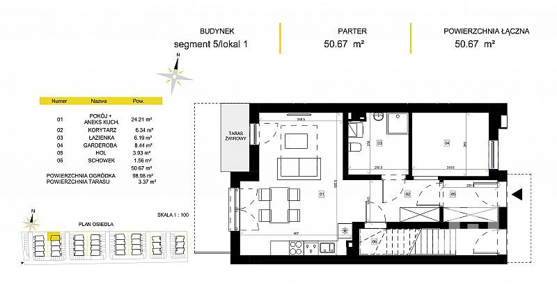 Rzeszów Biała, 304 020 zł, 50.67 m2, M3 miniaturka 5