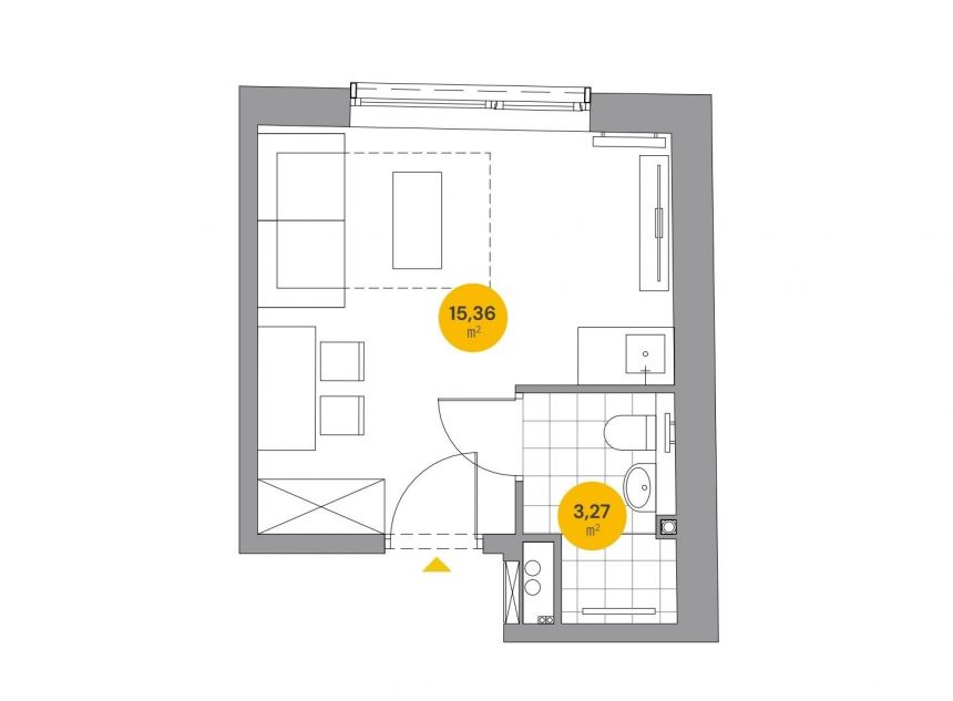 APARTAMENT 18,63 M2 W SAMYM CENTRUM miniaturka 14