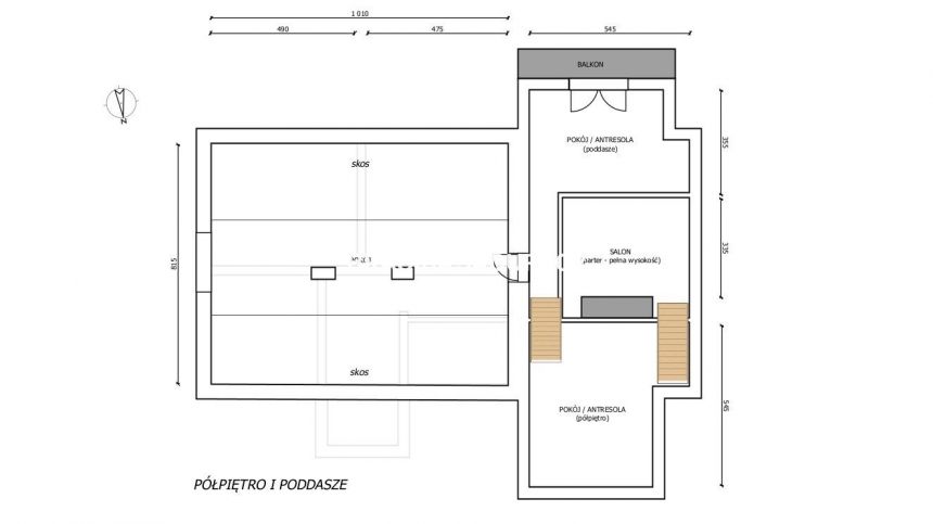 Klimatyczny dom 281m2 widokowy Jankówka miniaturka 19