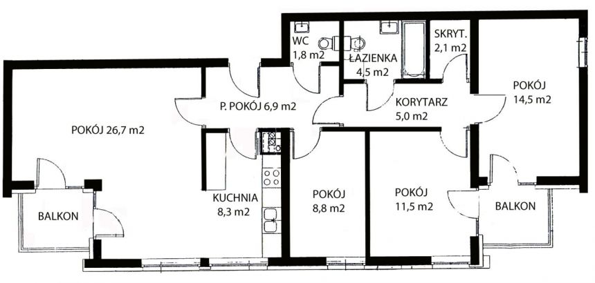 2001, cegła, 4-pokojowe Tylko 8 mieszkań w budynku miniaturka 3