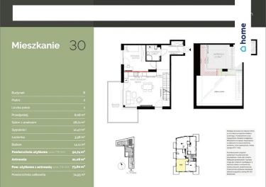 APARTAMENT DWUPOZIOMOWY - NOWOCZESNA ZABUDOWA