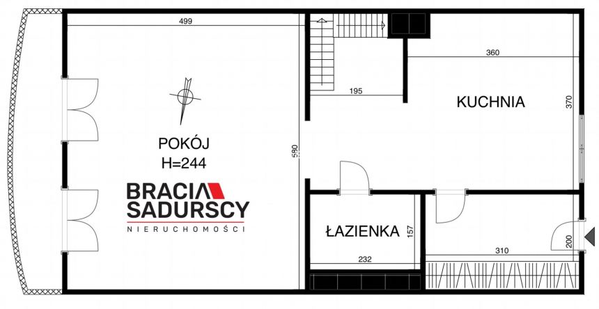 Mieszkanie dwupoziomowe - 4 pokoje na Klinach miniaturka 30