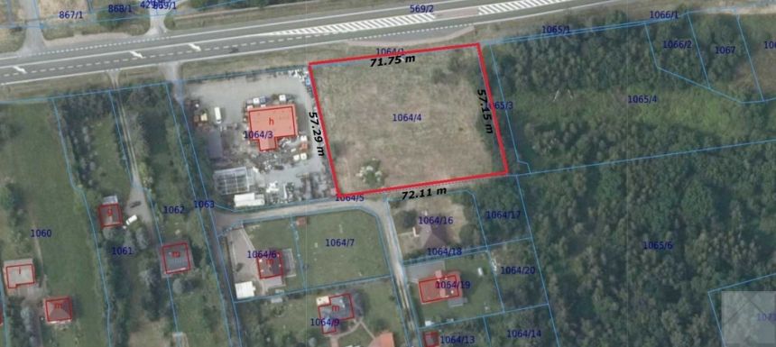 Działka Usługowa 40 a; 5 km od Wieliczki - zdjęcie 1