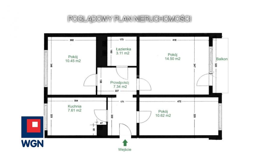 Sosnowiec Bór, 254 900 zł, 53.63 m2, do remontu miniaturka 9