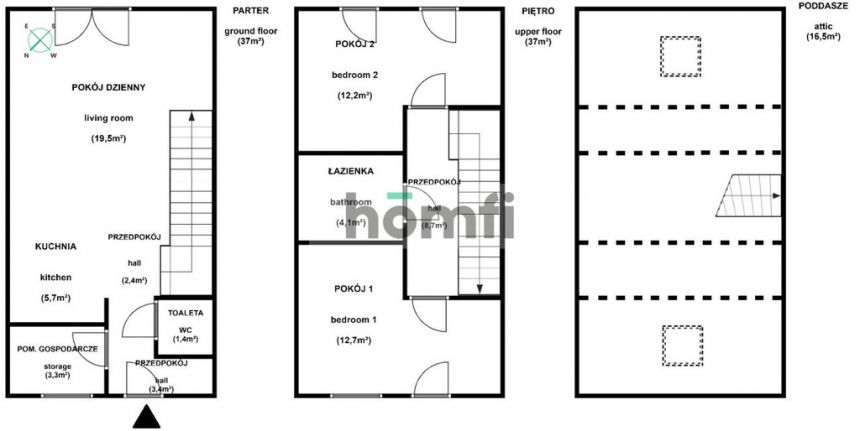 Borowcowa, 90,5m²: nowy dom z ogrodem przy lesie miniaturka 15