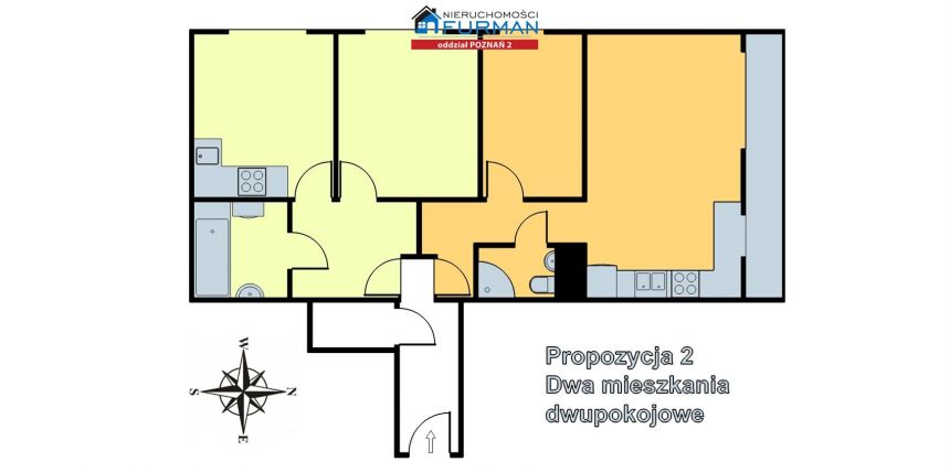 Idealny rozkład, 3 niezależne pok, Łazarz, Arena miniaturka 4