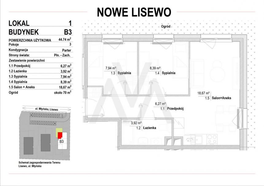 Nowe Lisewo - mieszkania z 2025 roku miniaturka 3