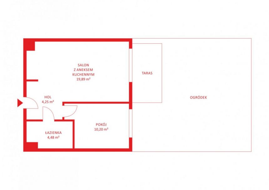 Rumia, 375 000 zł, 40.32 m2, 2 pokojowe miniaturka 12