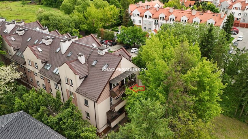 Dwupoziomowe 85m2 widok na zieleń Ruczaj! miniaturka 2