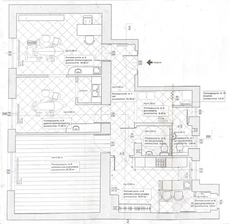 Sprzedam lub wynajmę gabinet stomatologiczny 101m2 miniaturka 13