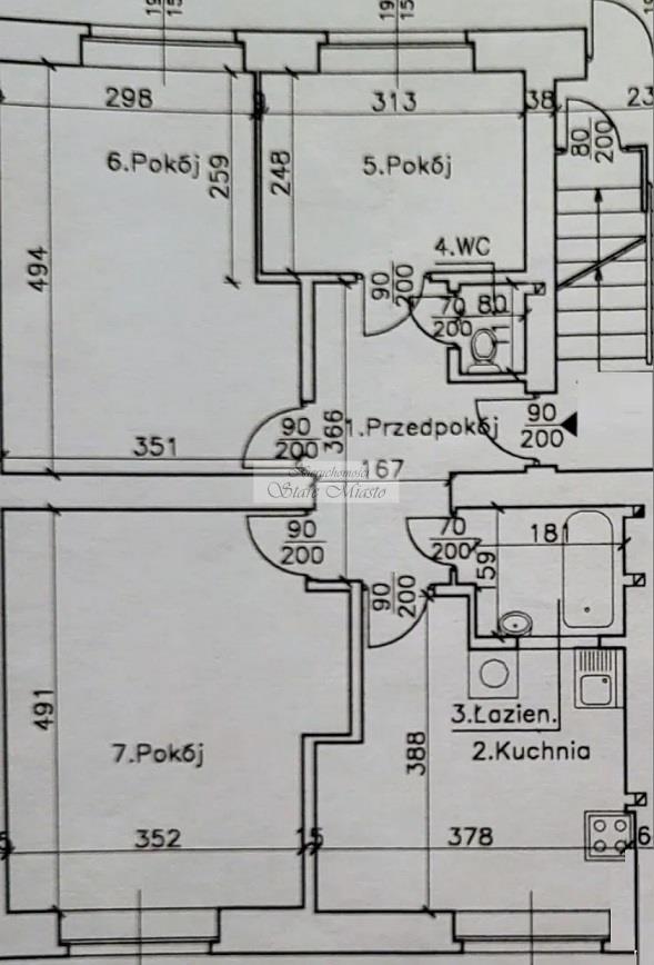 Huta, lata 50-te, duże mieszkanie dla rodziny miniaturka 9