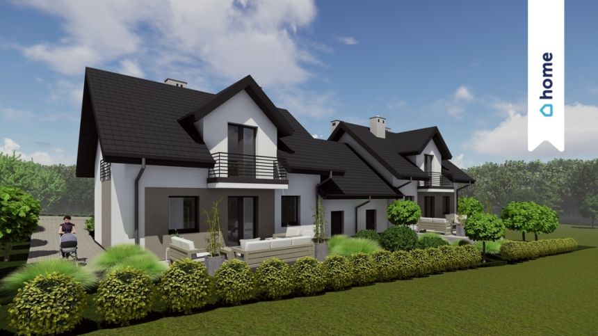 Szyce | dom | bliźniak | 130 m2 | 2x garaż - zdjęcie 1