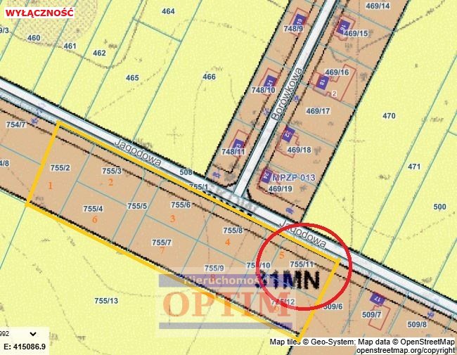 Ochodze 135 000 zł 7.59 ar - zdjęcie 1