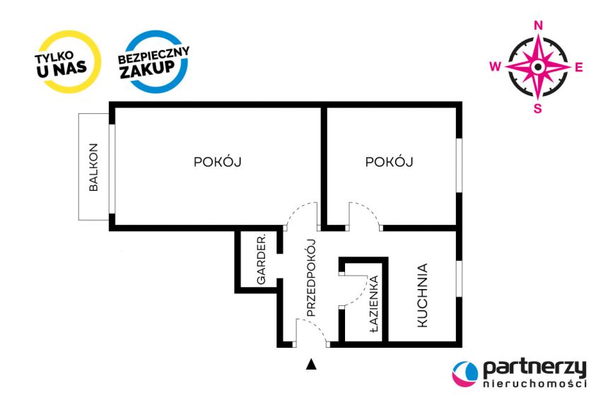 Gdańsk Nowy Port, 549 000 zł, 48.4 m2, z balkonem miniaturka 21