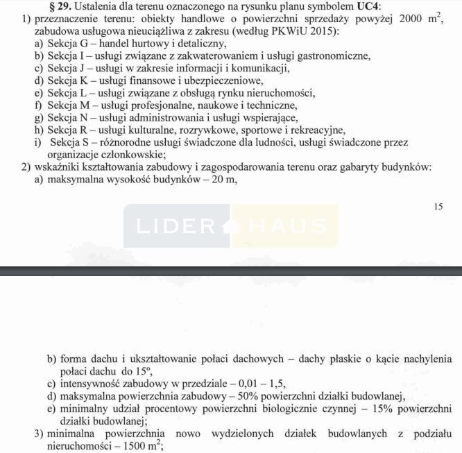 Komercyjna koło Auchan z pozwoleniem na budowę. miniaturka 11