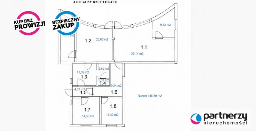 Różyny, 590 000 zł, 145.39 m2, z cegły miniaturka 4