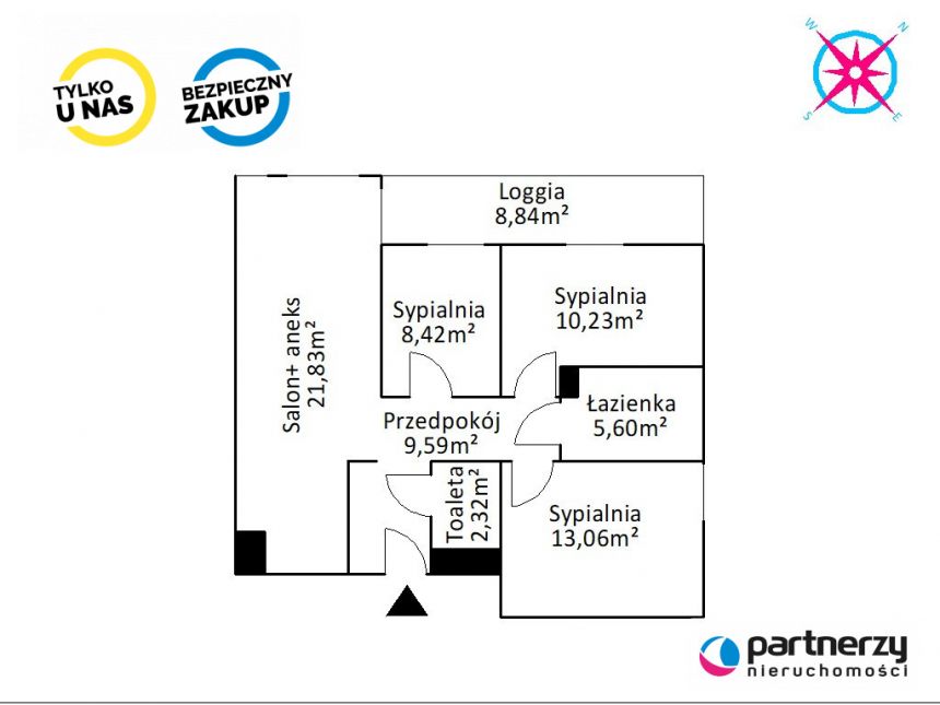 Gdańsk Łostowice, 650 000 zł, 71.05 m2, pietro 1/5 miniaturka 12