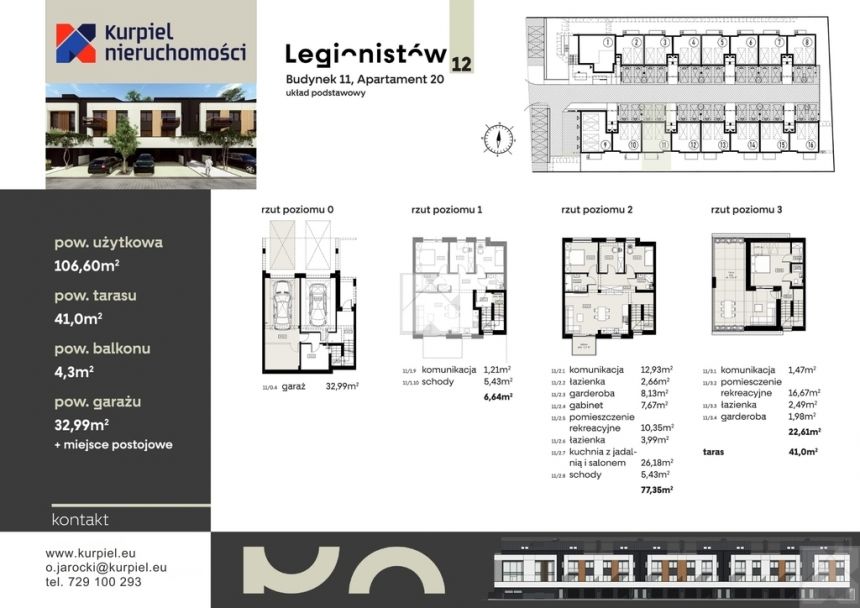 Nowoczesny apartament z tarasem miniaturka 3