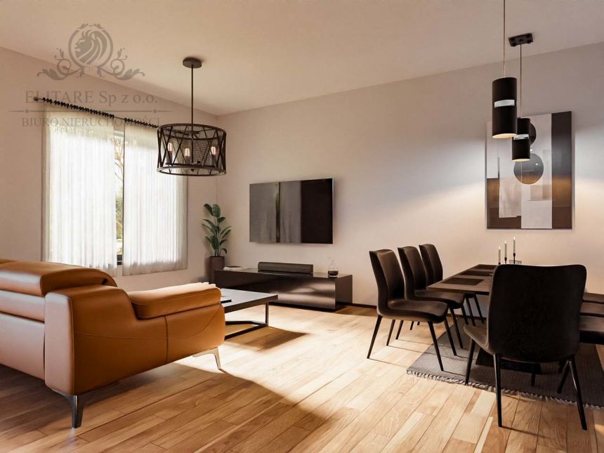 Dom 126m2 w zab. bliźniaczej - z pompą ciepła/ Miłoszyce, Jelcz Laskowice miniaturka 4