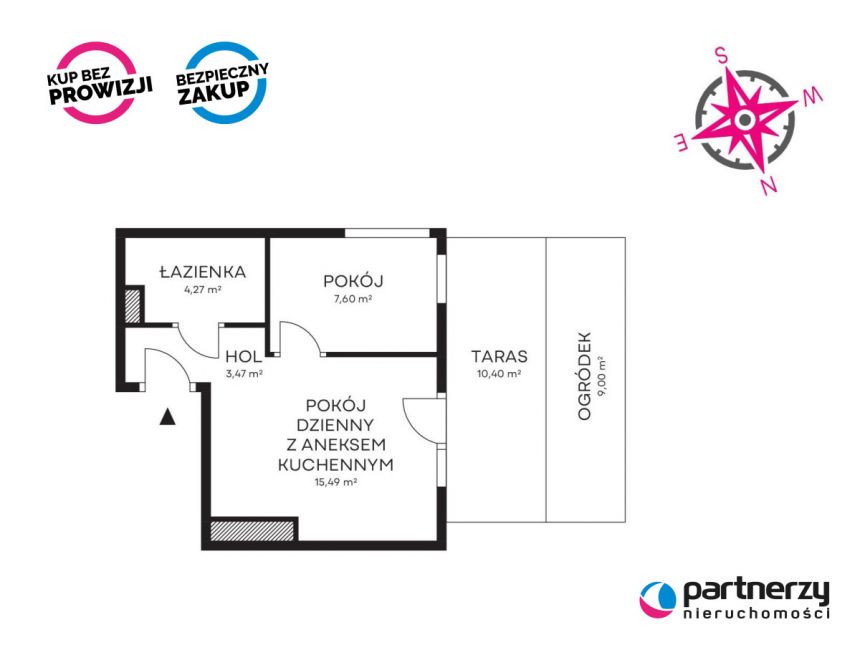 Gdańsk Śródmieście, 869 000 zł, 32 m2, pietro 1 miniaturka 25